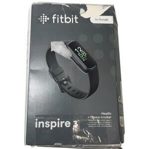 Fitbit Inspire 3 Health & Fitness Tracker Black - NEW / Open Box / Box Damaged